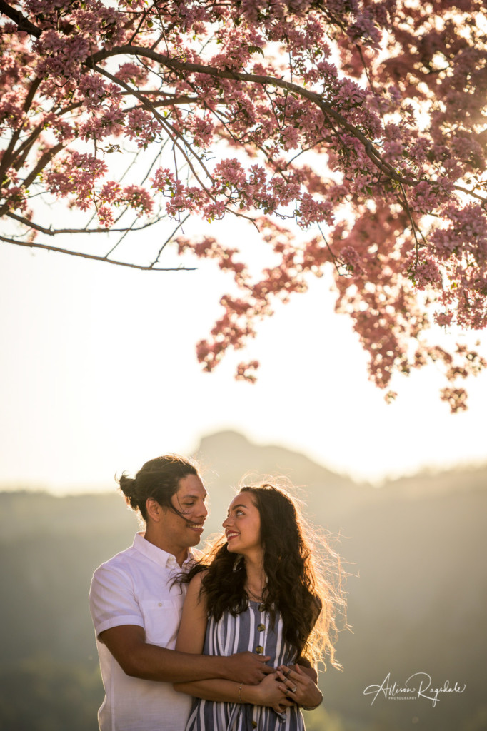 spring engagement pictures
