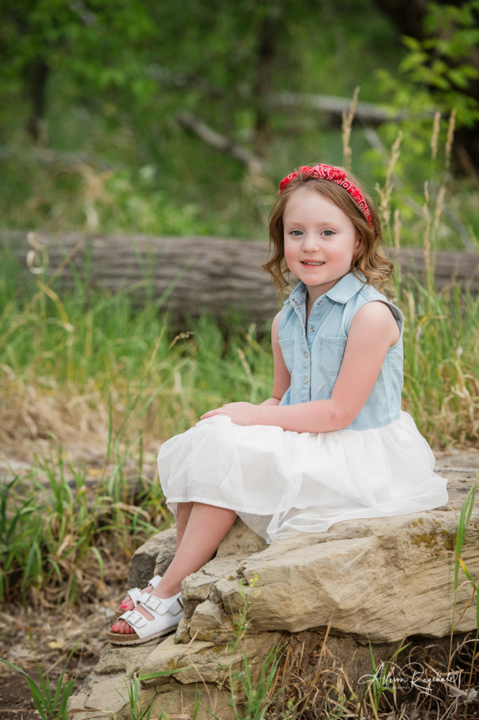 little girl in white tutu dress and red bandana picture
