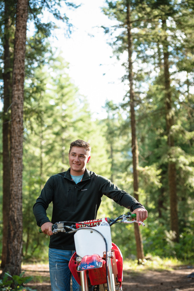 senior guy dirt bike photo