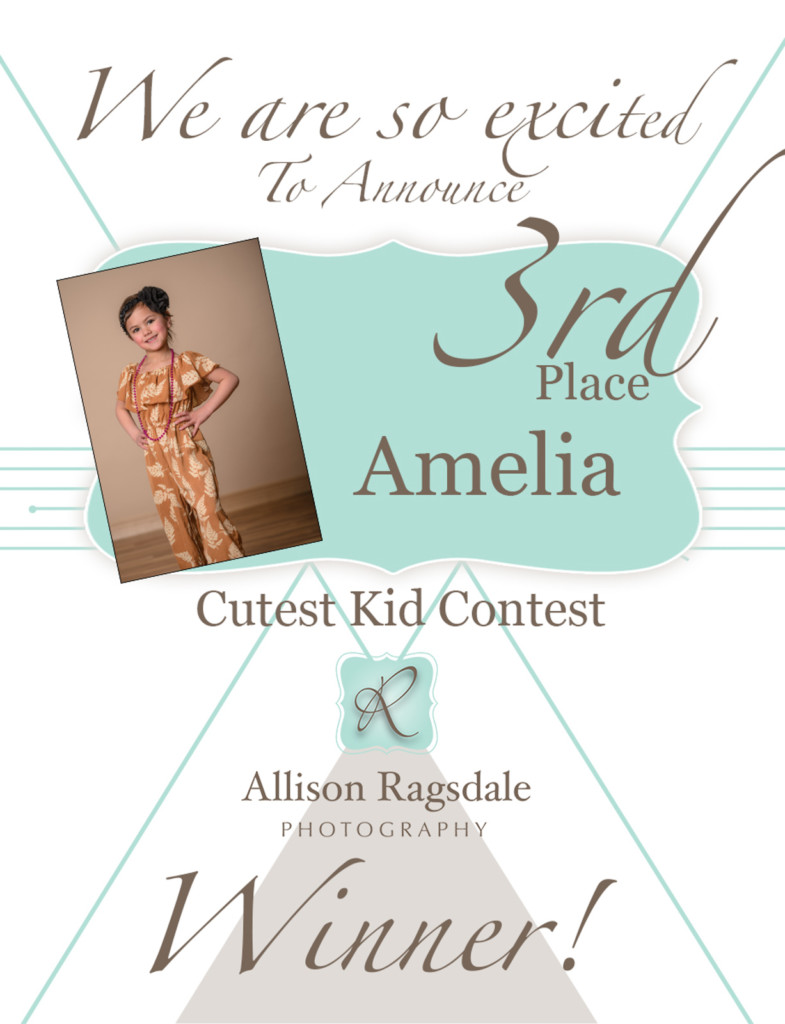 cutest kids contest pictures third place winner